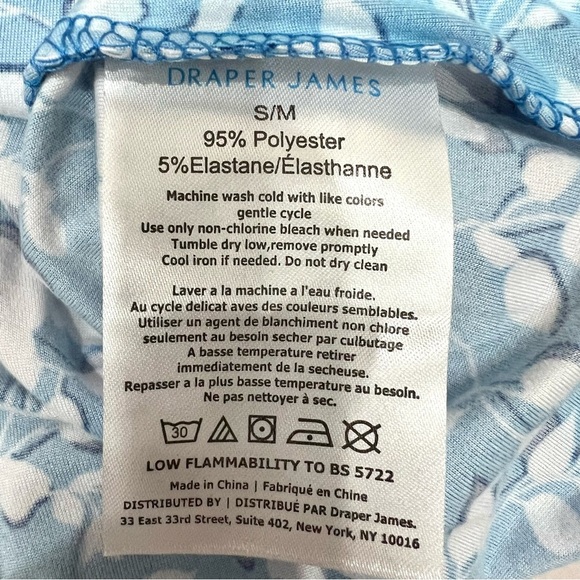 NWT Draper James Grace & Charm Ruffle Nightie Bluebell Floral Print Slip Dress - Picture 12 of 12